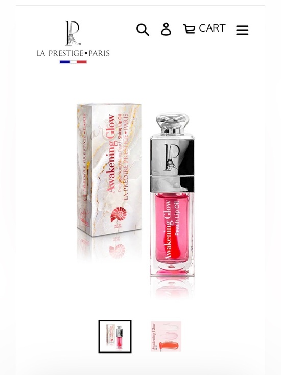 la prestige Other - La Prestige Paris Awakening Glow Peach Lip Oil